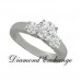 1.65 Ct Women's Round Cut Diamond Engagement Ring 